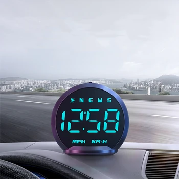 1 шт. G13 Цифровой GPS спидометр HUD Автомобиль Проекционный дисплей с компасом Превышение скорости Усталое вождение Предупреждение Авто Автомобиль Универсальный