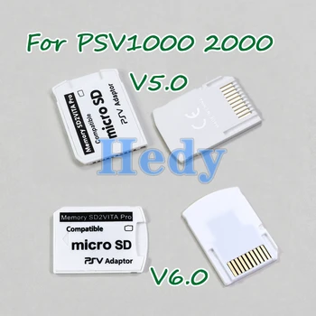 1PC Версия 5.0 6.0 SD2VITA Для PS Vita 1000 V5 V6 Карта памяти TF для PSVita PSVita PSV 1000/2000 Адаптер системы SD Micro Card