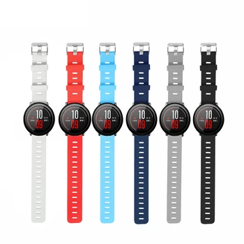 20 мм Ремешок для спортивных часов Gear для Samsung Galaxy Active 2 40 мм 44 мм Ремешок для часов Galaxy Watch 3 41 мм 42 мм Силиконовый браслет