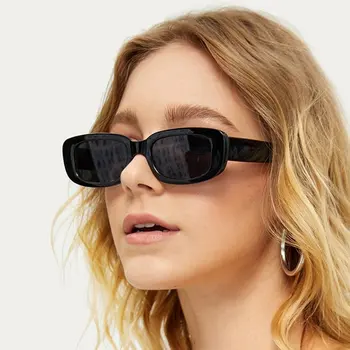 2021 Новые квадратные солнцезащитные очки в европейском и американском стиле Прямоугольник для путешествий Маленькие винтажные солнцезащитные очки высокой четкости в стиле ретро Дропшиппинг