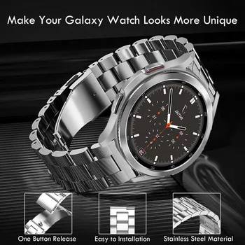 22 мм металлический ремешок для Samsung Galaxy Watch 3 / Huawei GT2 / Amazfit GTR браслет из нержавеющей стали для 20 мм Samsung Watch 5 4