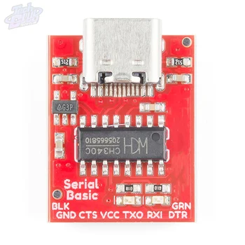 3,3 В 5 В ТИП C USB C в TTL Последовательный порт Модуль CH340C Поддержка модуля STC MCU Скачать программу, применимую к нескольким операционным системам
