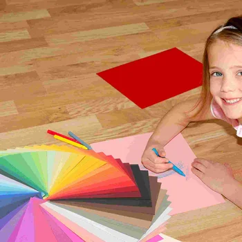 50 листов Картон Бумага Цветной картон Оригами Пустая бумага для печати DIY Материал Инструменты Ребенок