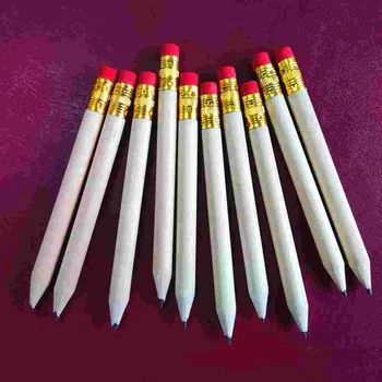 60 шт. Деревянные карандаши с ластиком Короткие карандаши Карманные карандаши для гольфа Короткий деревянный карандаш