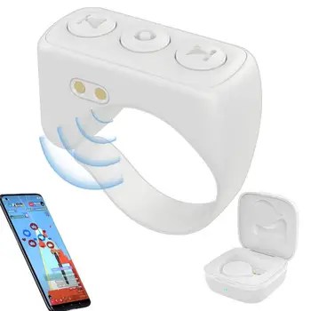 Air Ring Remote Легкий беспроводной пульт дистанционного управления камерой с зарядным чехлом Selfie Button Для телефонов, смартфонов, мобильных телефонов