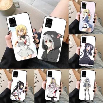 Anime Girl Infinite Stratos Чехол для телефона Samsung Galaxy S23 S22 S21 S10 S9 S8 Plus Ультрамягкий черный чехол для телефона