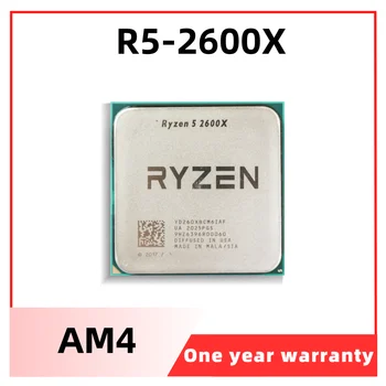 CPU R5 2600X R5 2600X 3,6 ГГц Б/у GAMING Zen+ 0.012 Шестиядерный двенадцатипоточный процессор YD260XBCM6IAF разъемом AM4 Ryzen
