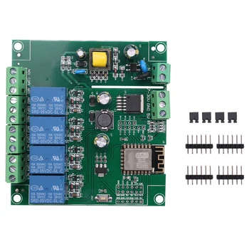 ESP8266 ESP-12F Модуль реле WIFI 4-канальный переключатель реле задержки AC90-250 В / DC7-30 В / 5 В для пульта дистанционного управления ARDUINO IDE Smart Home IOT