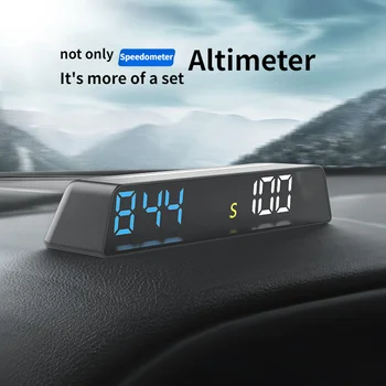 H500G GPS HUD Проекционный дисплей Спидометр автомобиля высокой четкости Высотомер GPS Beidou USB Источник питания Автомобильный общий