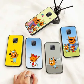 Kid E Cats Черный мягкий чехол для iPhone 15 Pro 14 Plus 5 5S SE Max