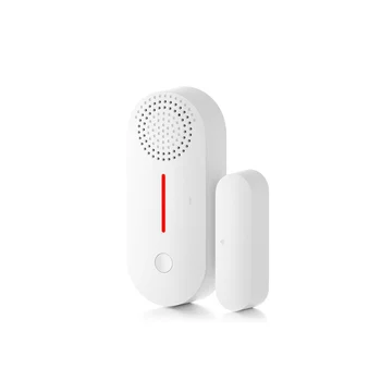 Tuya WiFi Беспроводная интеллектуальная система датчиков дверного окна Дистанционное управление Безопасная охранная сигнализация для окна домашней двери