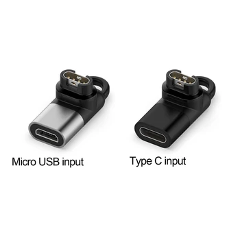 Type-C / Micro USB в 4-контактный преобразователь заряда для fenix 5/5S/5X/6