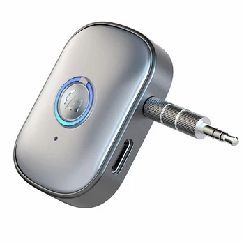 V5.3 Bluetooth-совместимый адаптер AUX Беспроводной звонок по громкой связи 3,5 мм Аудиоадаптер для автомобилей Динамики Стереосистемы Наушники