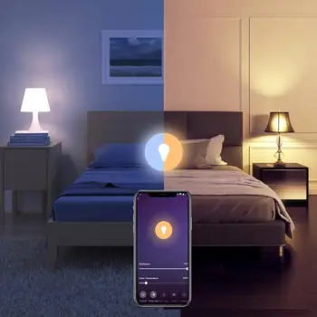 WiFi Умная лампочка с регулируемой яркостью RGB C&W E27 E26 B22 Умная лампочка Alexa Home Cozylife App Голосовое дистанционное управление