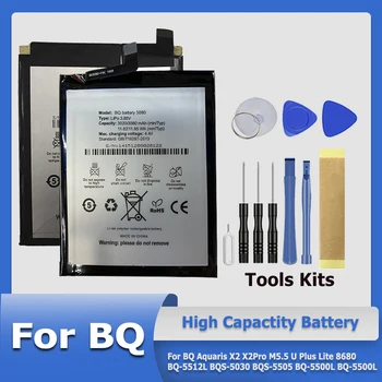 XDOU BQ-5030 BQ-3080 Аккумулятор для BQ Aquaris X2 X2Pro M5.5 U Plus Lite 8680 BQ-5512L BQS-5030 BQS-5505 BQ-5500L BQ-5500L