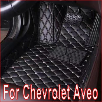 Автомобильные коврики для Chevrolet Aveo MK2 Sonic 2017 2016 2015 2014 2013 2012 2011 Автоаксессуары Кожаный водонепроницаемый протектор
