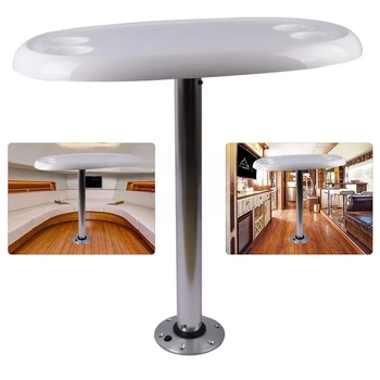 аксессуары для автофургонов, овальный стол, легко разбираемые ножки стола из алюминиевого сплава, стол для яхты, модифицированная столешница из материала ABS