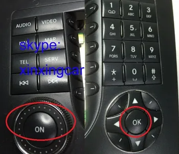 Бесплатная доставка авто аудио CD DVD плеер OK кнопка телефона кнопка подходит для команды mercedes 2 BMWW BE6094 A164 82009 79