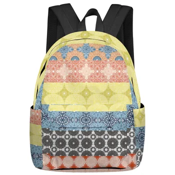 Богемный рюкзак в этническом стиле Мужской женский модный рюкзак для путешествий Студенческие школьные сумки большой емкости
