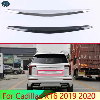 Для Cadillac XT6 2019 2020 Автомобильные аксессуары ABS Хром Задний багажник Дверь Крышка багажника Отделка задней двери Отделка задней двери