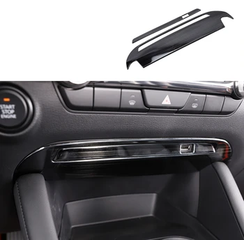 Для Mazda 3 Axela 2019 2020 C1586 Автомобильная центральная USB-панель Крышка рамы Центральная панель управления Наклейка Аксессуары