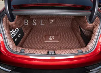 для модели 2021 года BYD HAN HANG MD-i EV Багажник Коврик Полный объемный эксклюзивный коврик для задней коробки