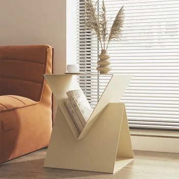 Итальянский легкий роскошный домашний приставной столик съемный современный минималистичный креативный маленький журнальный столик для гостиной
