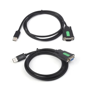 Кабель адаптера USB на последовательный порт RS232 Контакт USB-DB9 Преобразователь RS232 Оригинальный чип FT232RL для принтеров и многое другое