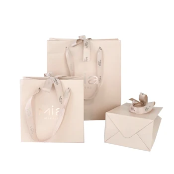  логотип нестандартного размера Роскошные бумажные пакеты для конфет золотого типа Маленькие ювелирные изделия День рождения Свадебная подарочная коробка с лентой