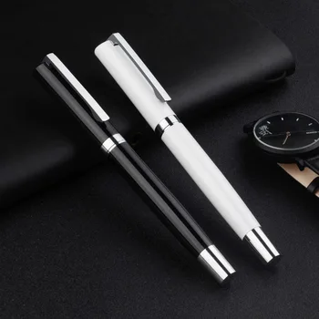 Модная и минималистичная металлическая ручка для подписи в индустриальном стиле, драгоценная ручка из бисера, бизнес-подарок, драгоценная ручка из бисера