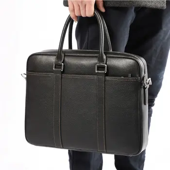 мужская сумочка 2024 Деловые портфели Мужчина для юриста Сумка-мессенджер из натуральной кожи Мужские сумки через плечо