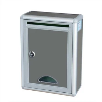 Настенный запирающийся почтовый ящик с замком на ключ Винтажный почтовый ящик для писем Металлический ящик Dropbox