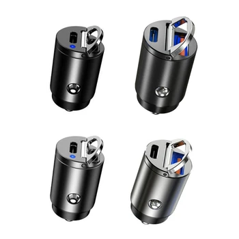 Новый быстрый автомобильный USB-разъем для зарядки прикуривателя Двойной адаптер F19A