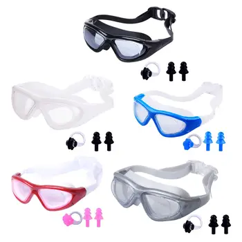 Очки для плавания Портативные водонепроницаемые очки для плавания Clear Vision Очки для плавания Очки для унисекс Женщины Мужчины Подростки Водные виды спорта