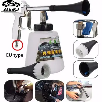 Пистолет для пены для мойки автомобиля высокого давления EU Plug Автомобильная машина для чистки салона Tornador Foam Cleaning Gun со щеткой 33 * 13 см