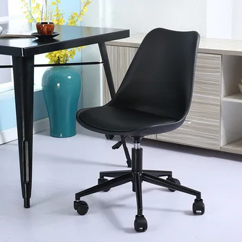 Подъемное компьютерное кресло Домашний офис Небольшой современный вращающийся стул Простой студенческий стул