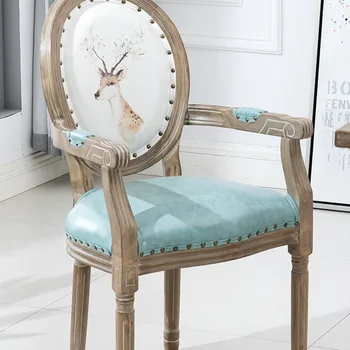 Простые элегантные винтажные обеденные стулья Современные скандинавские эргономичные кухонные стулья для гостиной Дизайнерский кронштейн Итальянская мебель Sedia