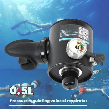 Регулятор давления для дайвинга Профессиональный подводный плавательный аппарат Дыхательные клапаны Адаптер Аксессуары для дайвинга