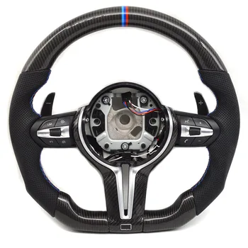 Рулевое колесо из углеродного волокна по индивидуальному заказу для BMW F10 F30 F35 M3 M4 M5