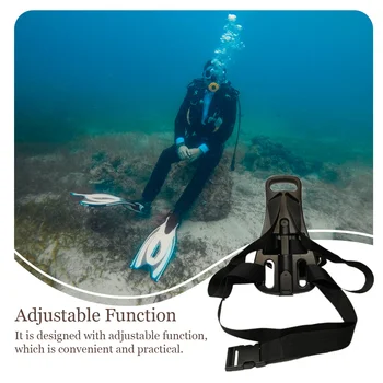  Рюкзак для подводного плавания Регулируемый держатель кислородного баллона Водный спорт Фитинг