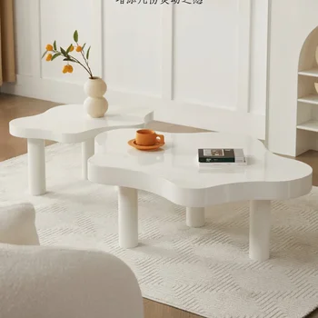 Скандинавская спальня Роскошный приставной столик для хранения Дизайн Балконный стол Акриловый стол Письменная работа Tavolino Da Salotto Домашняя мебель