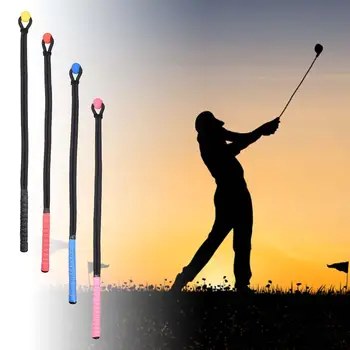 Тренировочная веревка для свинга для гольфа, портативный тренажер для свинга в гольфе, движение для осанки в гольфе