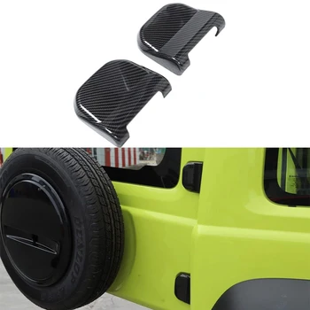  Украшение крышки наружной двери багажника автомобиля для Suzuki Jimny JB64 JB74 2019-2024 + аксессуары из углеродного волокна